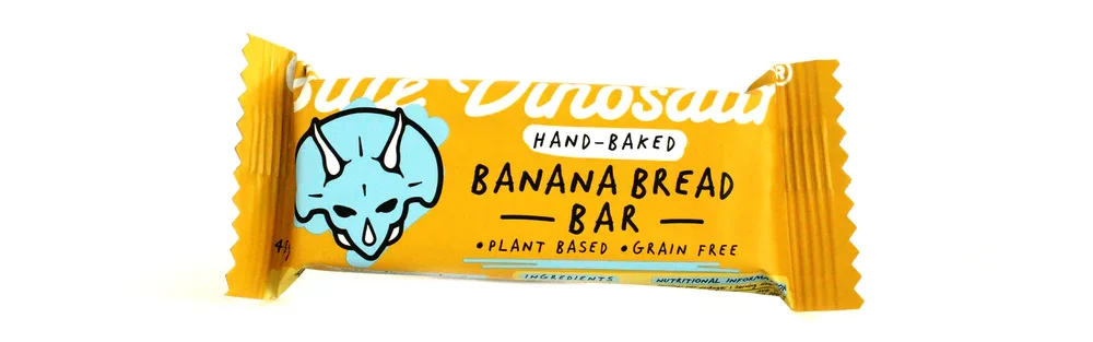 BLUE DINOSAUR BANANA BREAD BAR